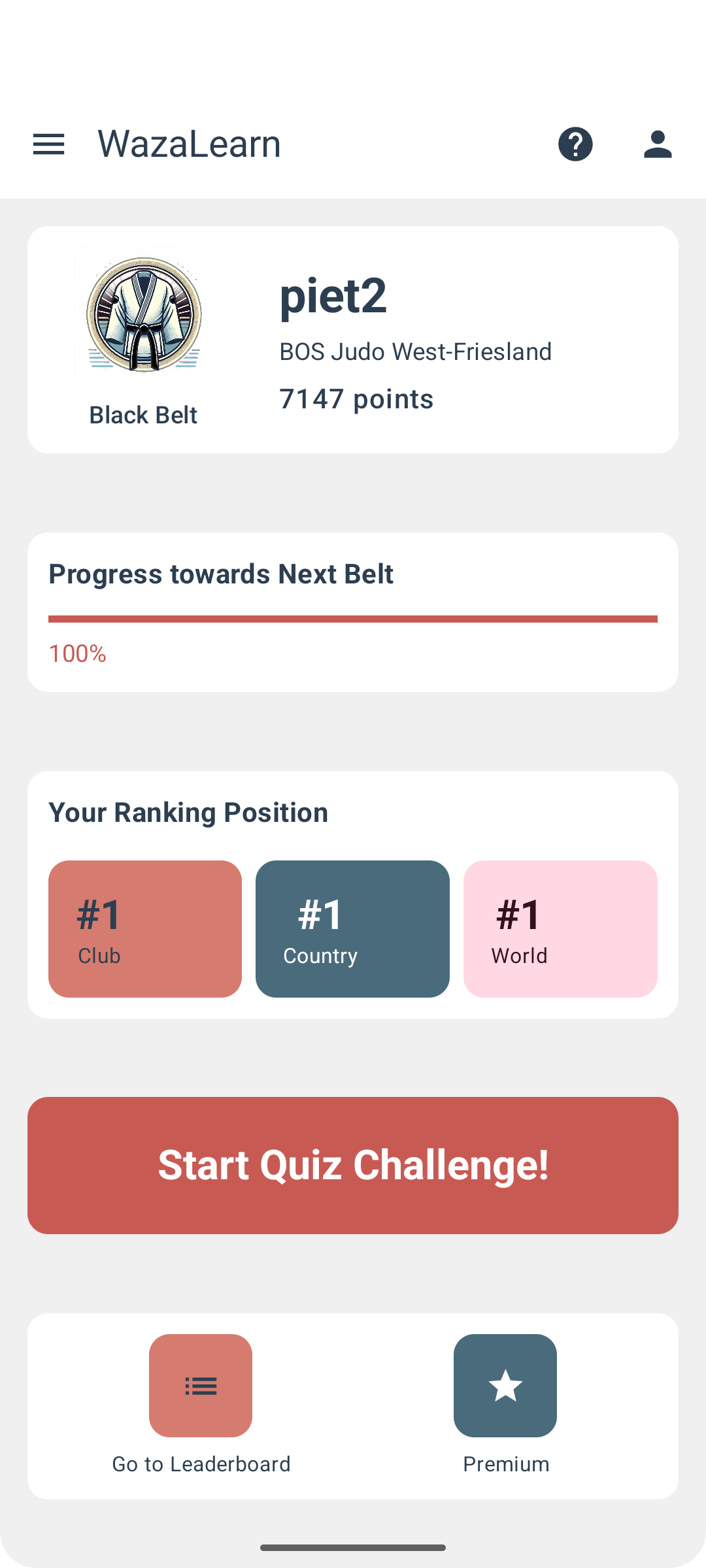 WazaLearn App Screenshot 4